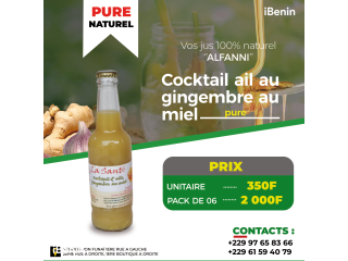 Cocktail au gimgembre au miel